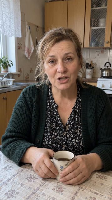 Czytelniczka podczas nagrania opinii